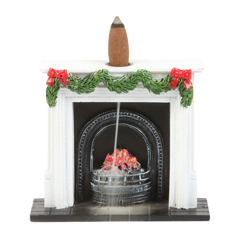 Eleanoras CHRISTMAS FIREPLACE BACKFLOW INCENSE BURNER Backflow Burners