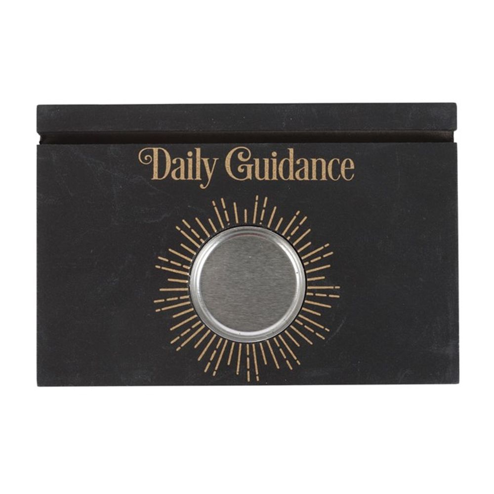 Eleanoras DAILY GUIDANCE BLACK TAROT CARD STAND TEALIGHT HOLDER 