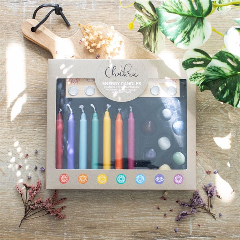 Eleanoras Chakra Energy Candle & Crystal Gift Set Candles