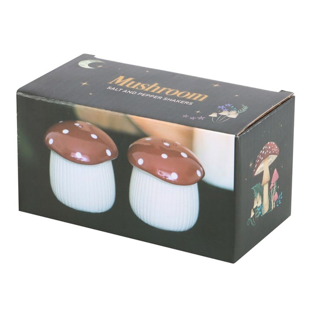 Eleanoras Mushroom Salt & Pepper Shakers Condiments