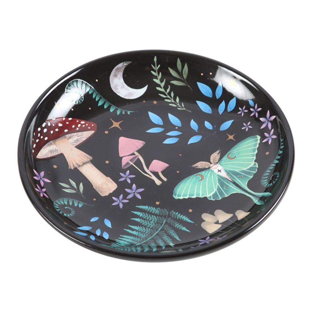 Eleanoras Dark Forest Round Trinket Dish Jewellery Storage