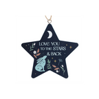 Eleanoras Love You To The Stars Hare Hanging Decoration Signs & Plaques
