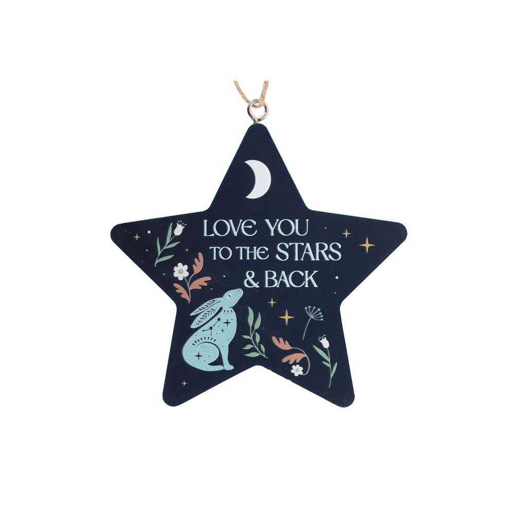 Eleanoras Love You To The Stars Hare Hanging Decoration Signs & Plaques