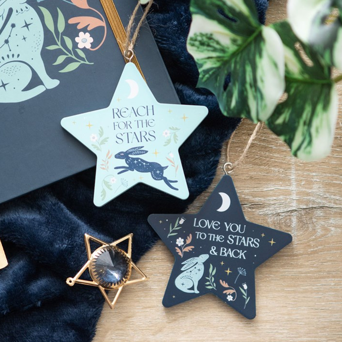 Eleanoras Love You To The Stars Hare Hanging Decoration Signs & Plaques