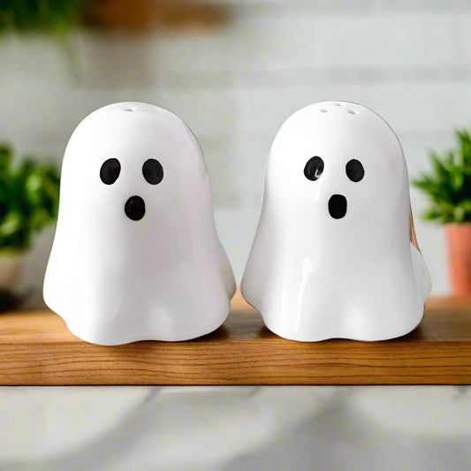 Eleanoras GHOST SALT & PEPPER SHAKERS 