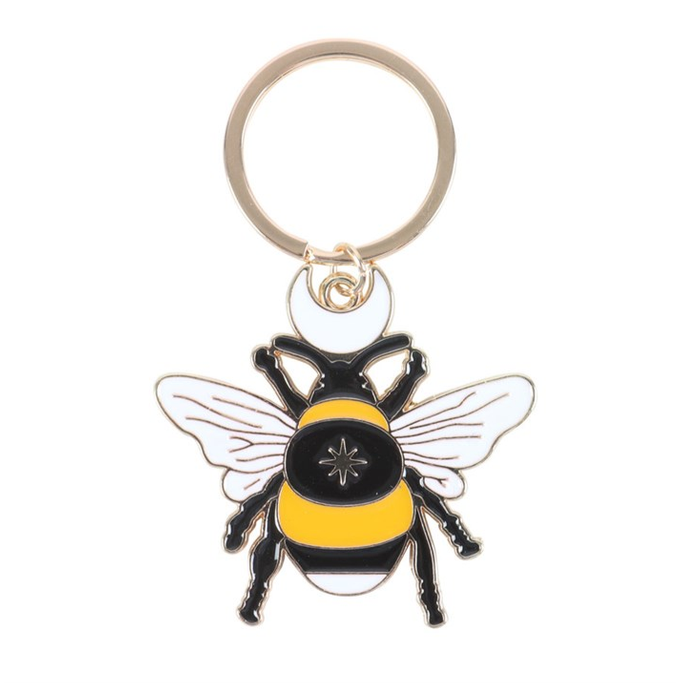Eleanoras Forest Bee Enamel Keyring Keyrings