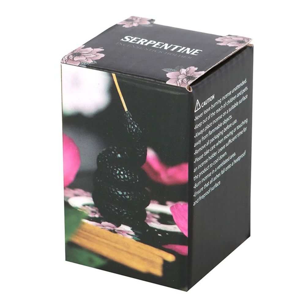 Eleanoras BLACK SNAKE INCENSE STICK HOLDER Incense Holders