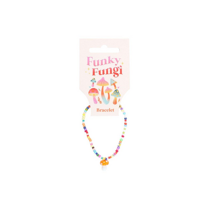 Eleanoras ORANGE MUSHROOM BEADED CHARM BRACELET Jewellery