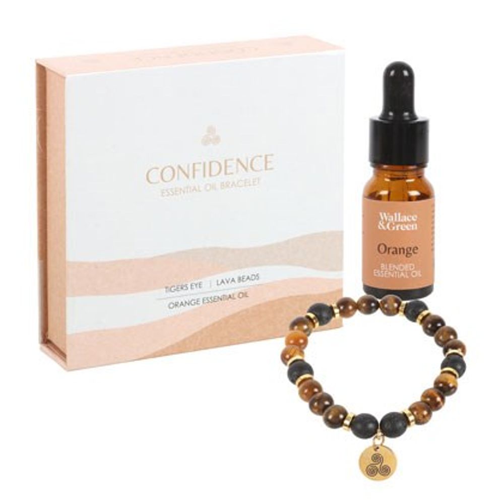 Eleanoras Confidence Tigers Eye Crystal Essential Oil Bracelet Jewellery