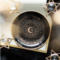 Eleanoras Black Astrology Wheel Trinket Dish 