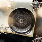 Eleanoras Black Astrology Wheel Trinket Dish 