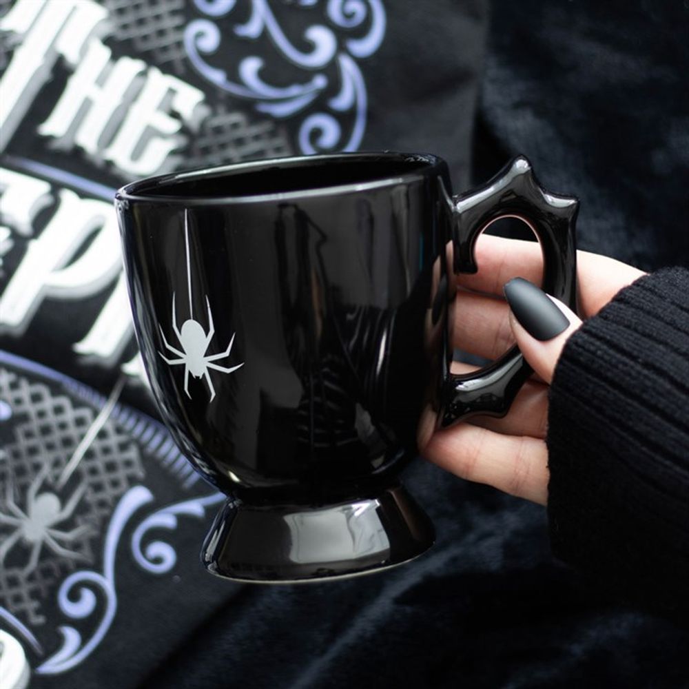 Eleanoras Black Spider Teacup Mugs