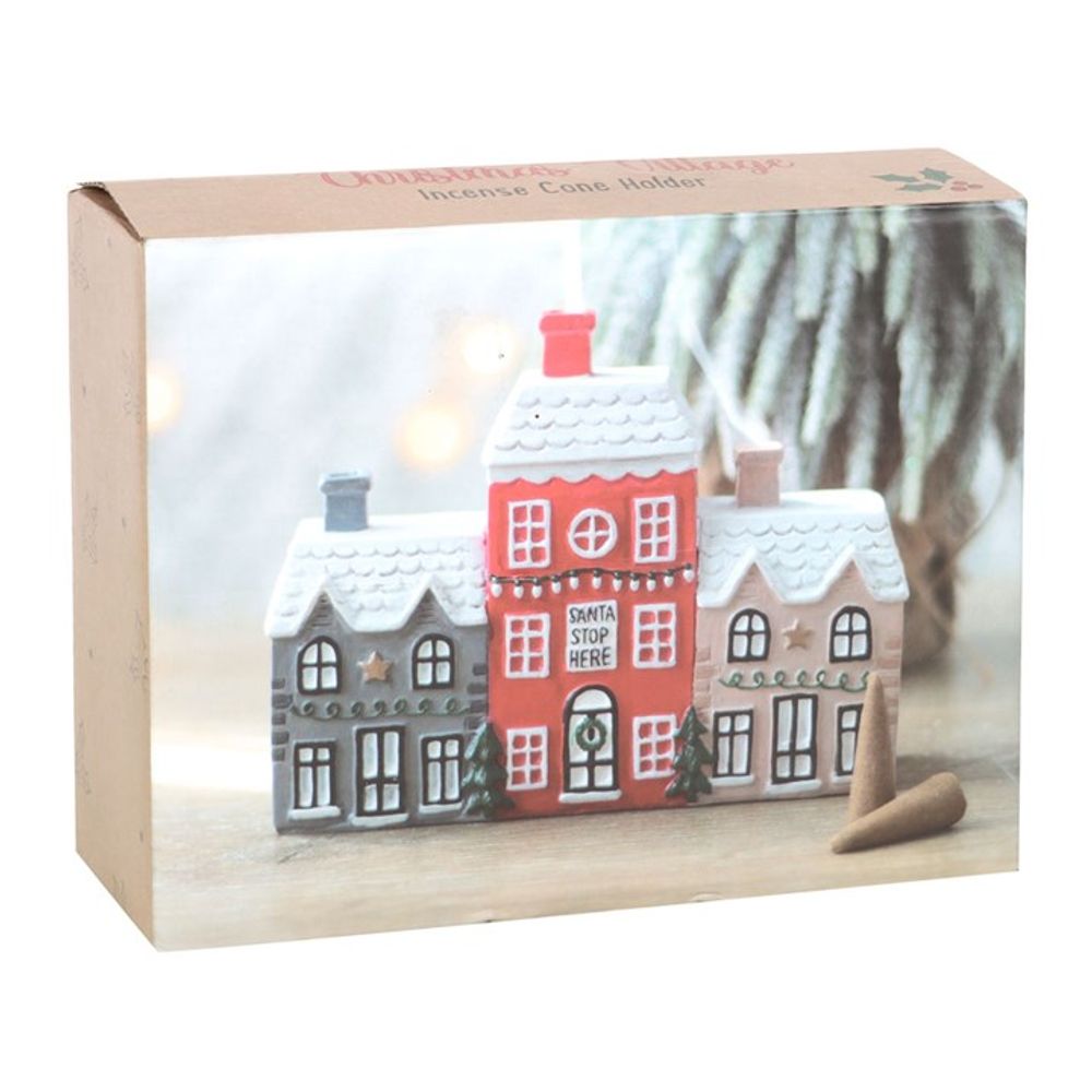 Eleanoras Christmas Village Incense Cone Burner Incense Holders