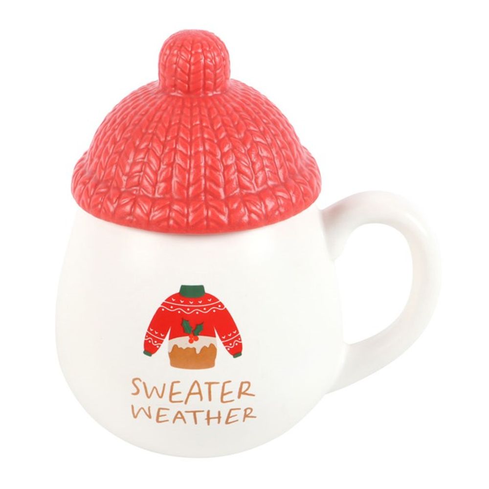 Eleanoras SWEATER WEATHER LIDDED MUG Mugs