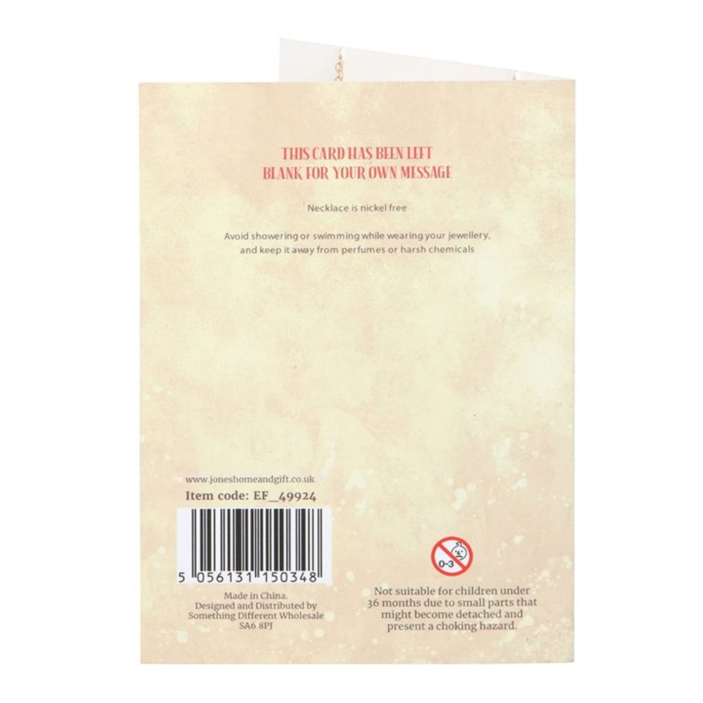 Eleanoras Toadstool Charm Necklace Card 