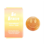 Eleanoras Be Brave Yellow Jade Happy Face Crystal Crystals
