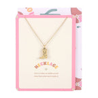 Eleanoras Cowboy Boot Necklace On Greeting Card Jewellery
