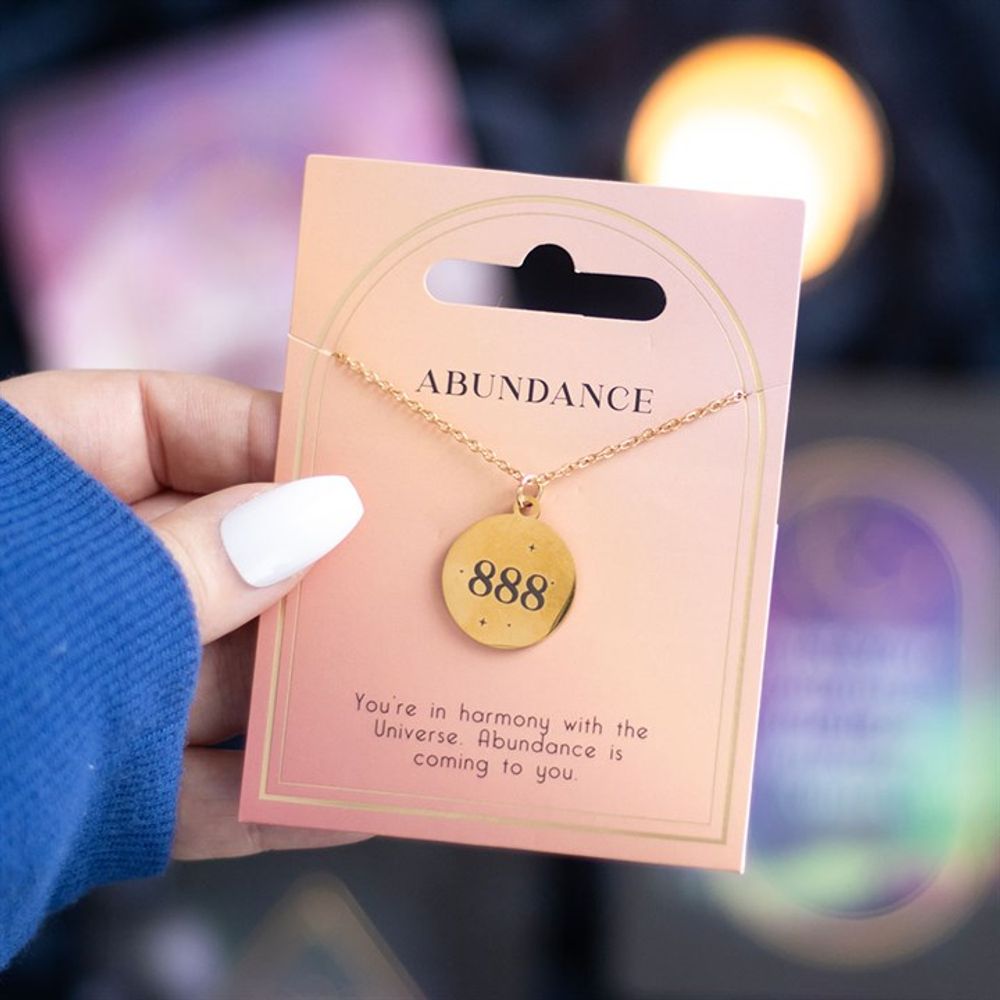 Eleanoras 888 Angel Number Abundance Necklace Jewellery
