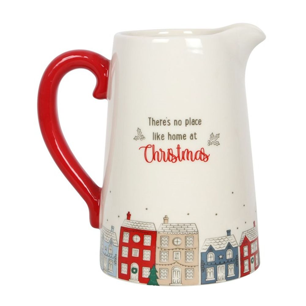 Eleanoras CHRISTMAS VILLAGE CERAMIC FLOWER JUG 