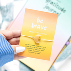 Eleanoras Be Brave Yellow Jade Crystal Moon Bracelet Jewellery