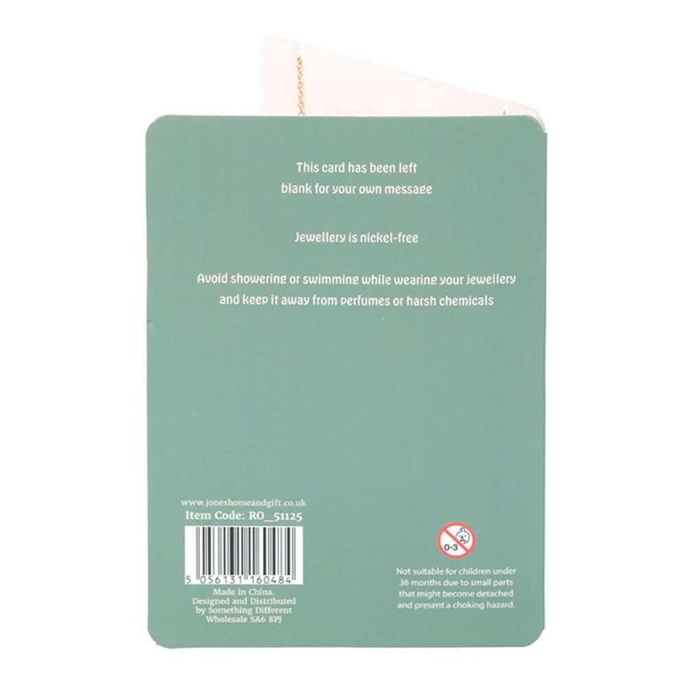 Eleanoras Cactus Necklace On Greeting Card Jewellery