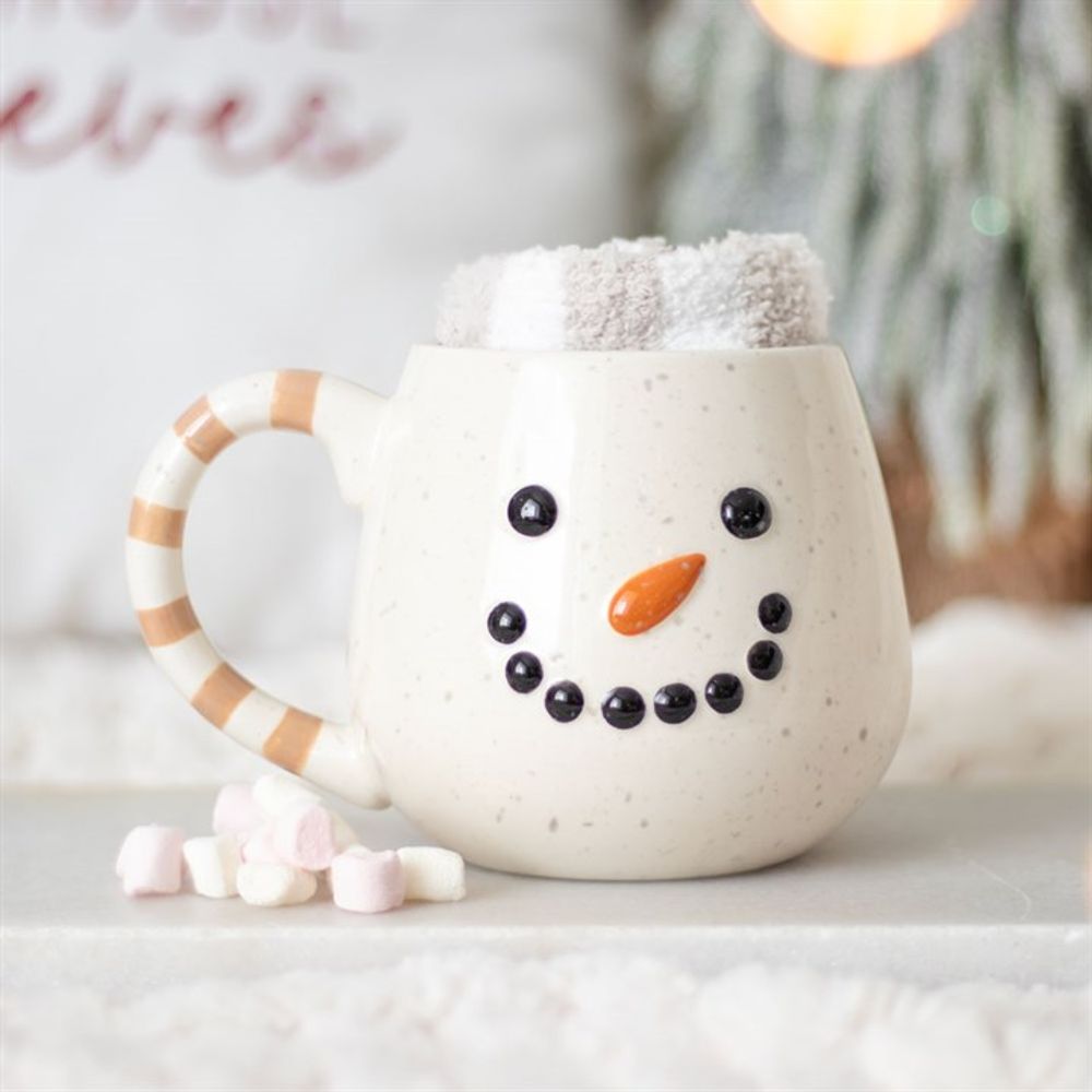 Eleanoras SNOWMAN MUG & SOCKS SET Mugs