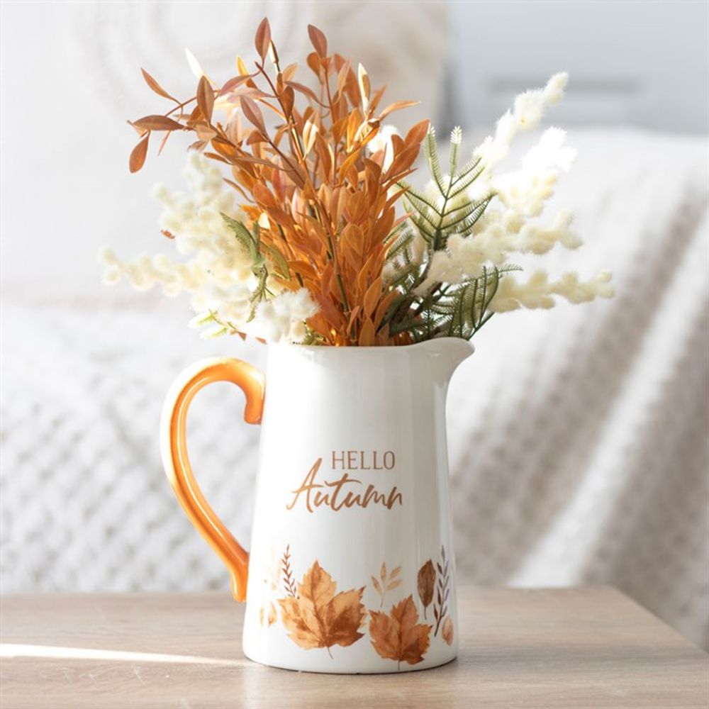 HELLO AUTUMN CERAMIC FLOWER JUG