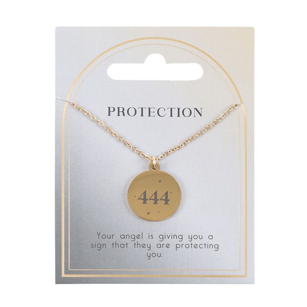 Eleanoras 444 Angel Number Protection Necklace Jewellery