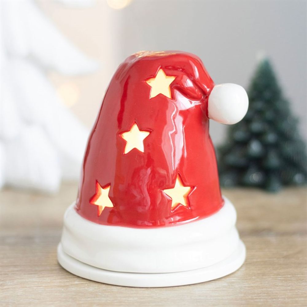 Eleanoras SANTA HAT INCENSE CONE BURNER & TEALIGHT HOLDER Candle Holders