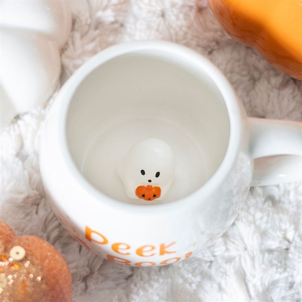 Eleanoras Peekaboo Ghost Rounded Mug Mugs