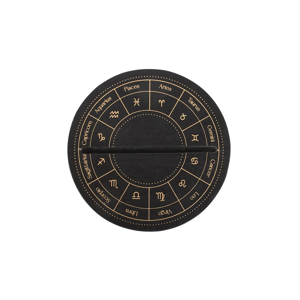 Eleanoras Black Astrology Wheel Tarot Card Stand 