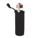 Eleanoras Luna Moth Glass Water Bottle With Clear Quartz Crystal Bottles & Flasks