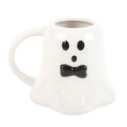 Eleanoras Mr Boo Ghost Shaped Mug With Bow Tie Mugs