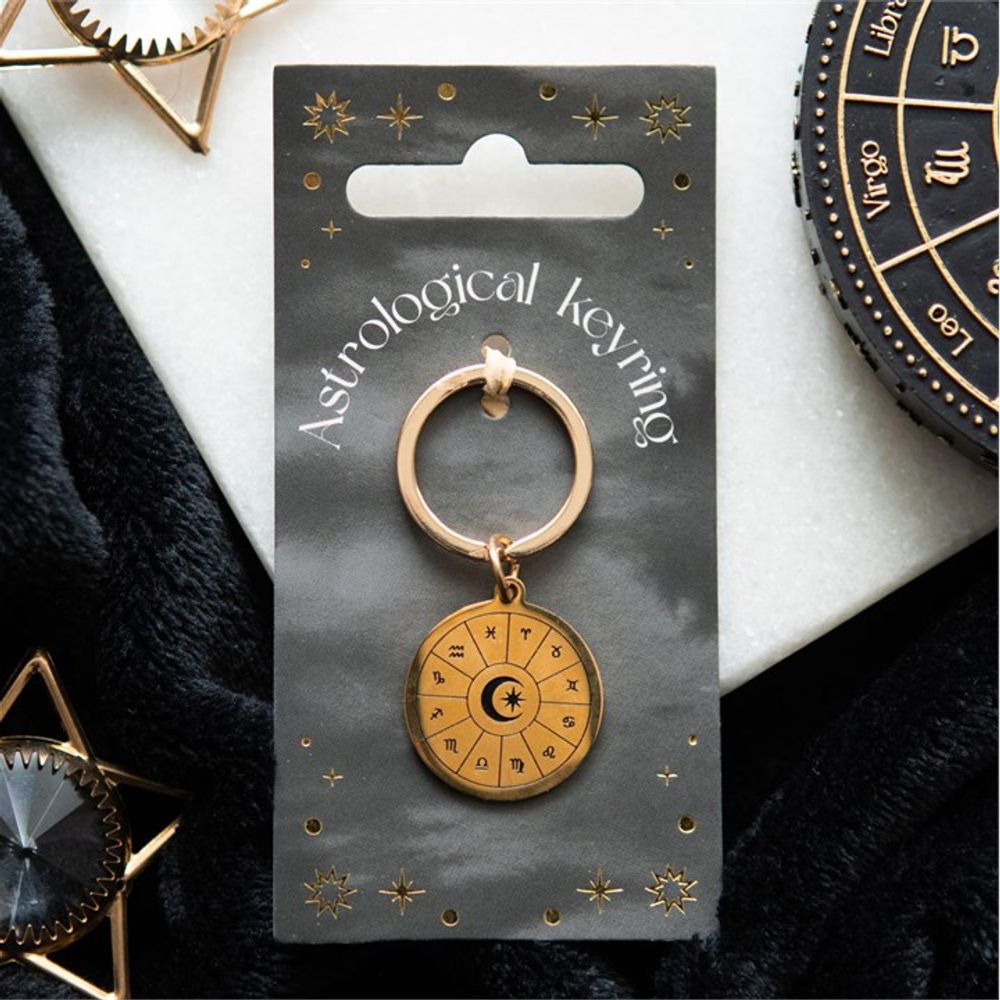 Eleanoras Astrology Wheel Keyring Keyrings