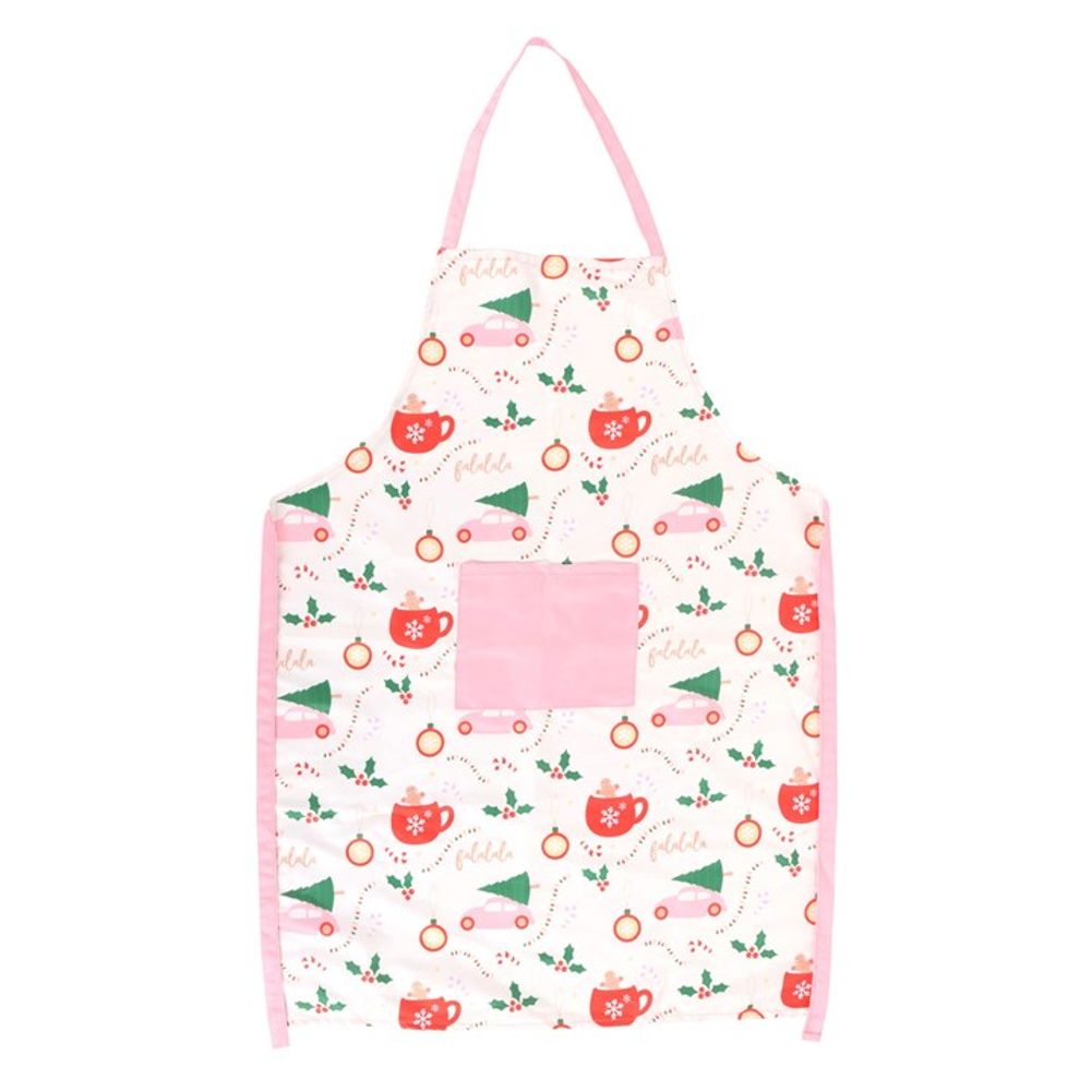 Eleanoras Sugarplum Fun Christmas Print Apron Aprons