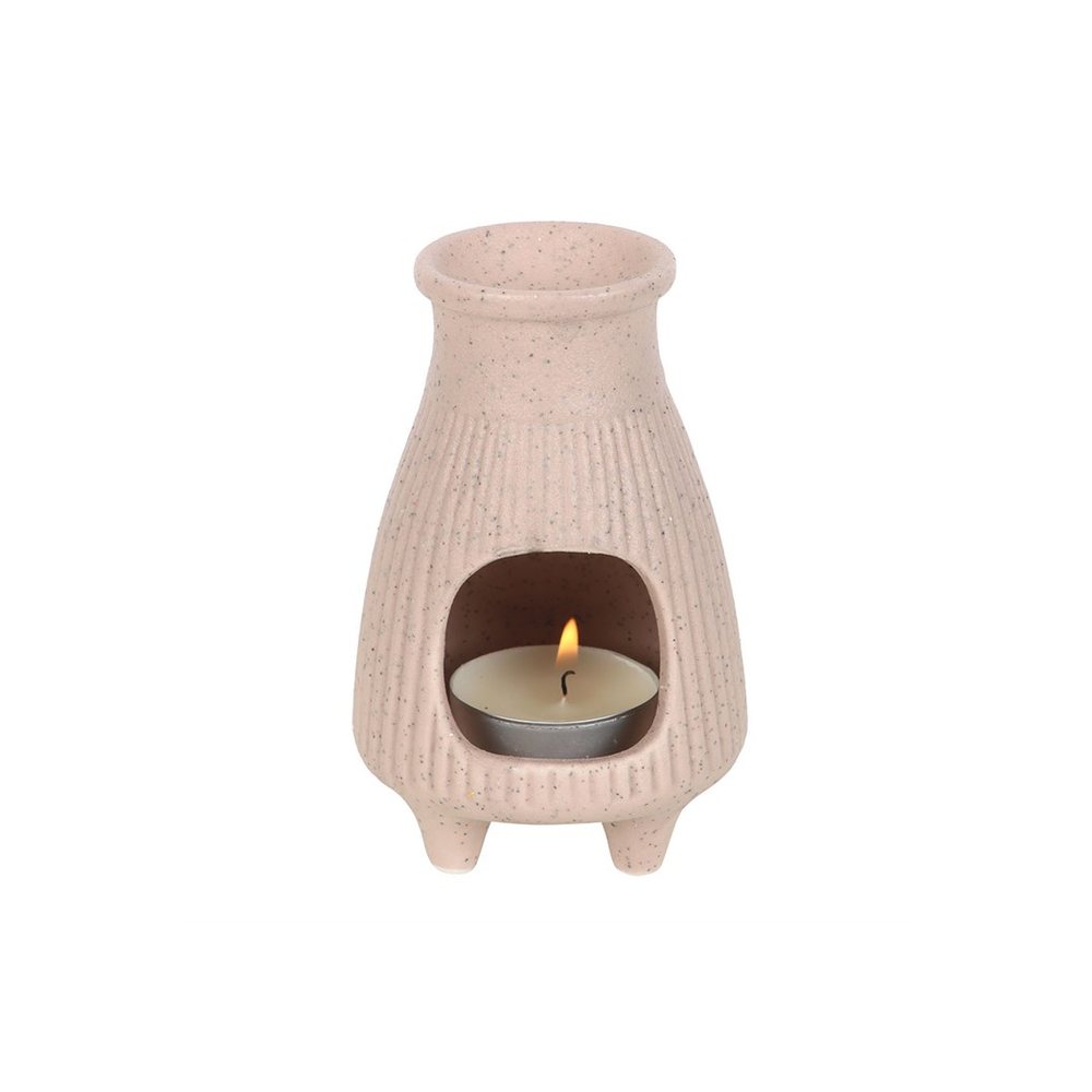 Eleanoras Griege Ribbed Palo Santo Brick Burner 