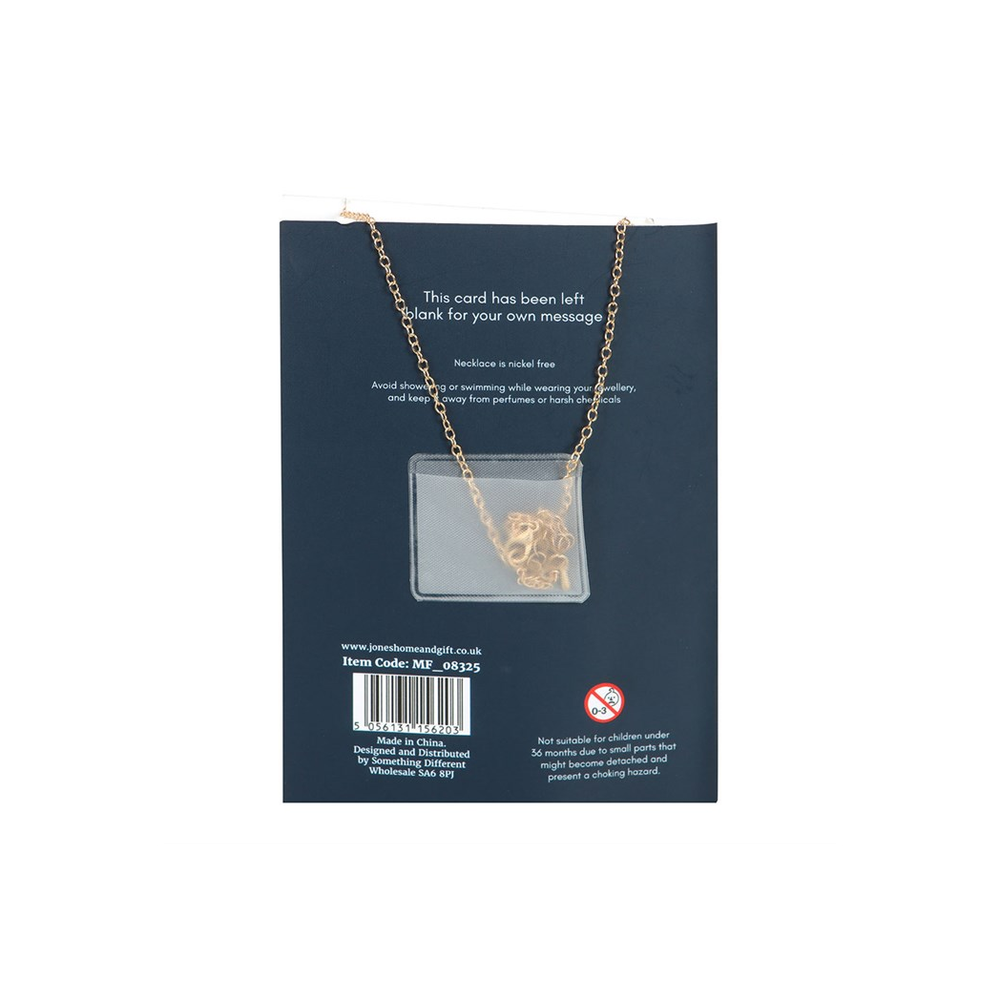 Eleanoras Night Owl Necklace Greeting Card Jewellery