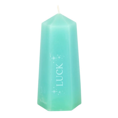 Eleanoras LUCK CRYSTAL CANDLE WITH ROUGH GREEN AVENTURINE Candles