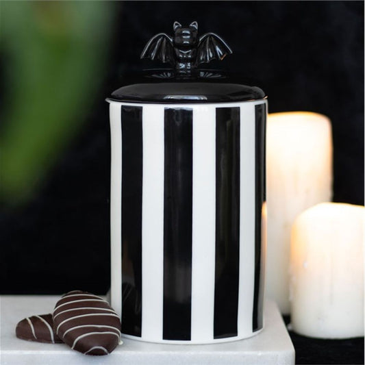 Eleanoras STRIPED BAT STORAGE JAR 