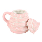 Eleanoras Pink Christmas Tree Shaped Mug Mugs