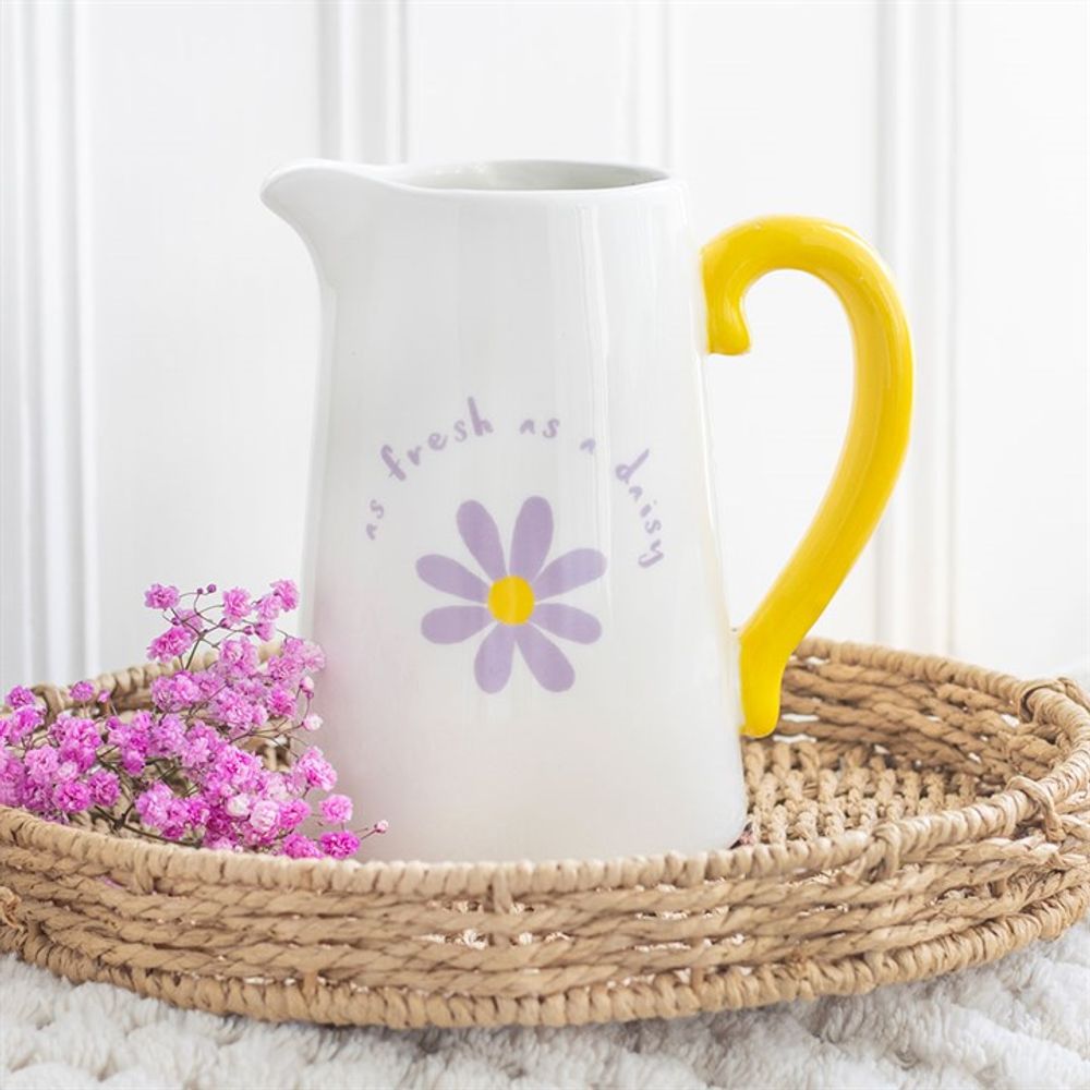 Eleanoras Fresh As A Daisy Ceramic Flower Jug 