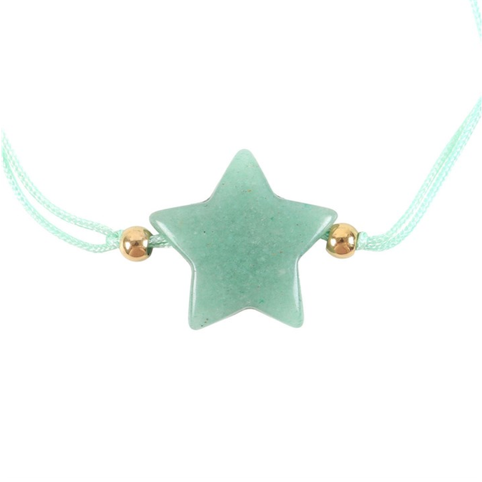 Eleanoras Shine Bright Adventurine Crystal Star Bracelet Jewellery