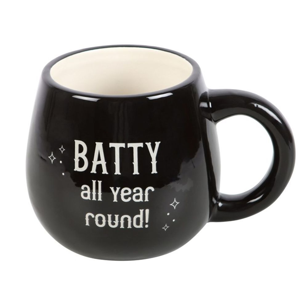 Eleanoras Batty All Year Round Rounded Peekaboo Mug Mugs