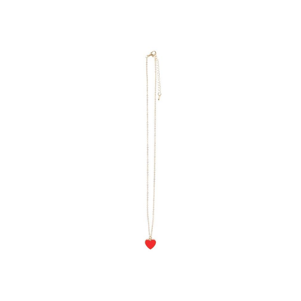 Eleanoras BESTIE ENAMEL HEART NECKLACE GREETING CARD Jewellery