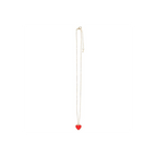 Eleanoras BESTIE ENAMEL HEART NECKLACE GREETING CARD Jewellery