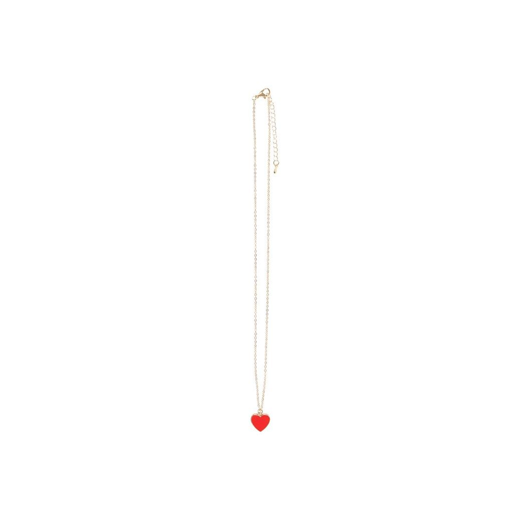 Eleanoras BESTIE ENAMEL HEART NECKLACE GREETING CARD Jewellery