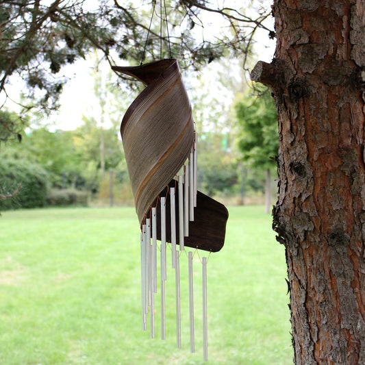 Coconut Leaf Wind Chimes - Natural  from Eleanoras