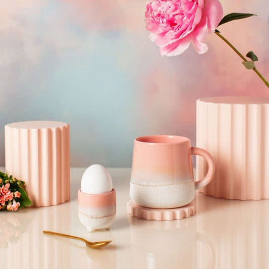 Eleanoras Mojave Glaze Pink Glaze Egg Cup Egg Cups & Storage