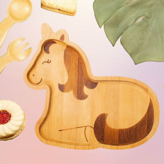 Eleanoras UNICORN BAMBOO PLATE 