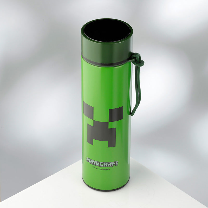 Eleanoras Minecraft Creeper Hot & Cold Digital Thermometer Bottle Drinkware